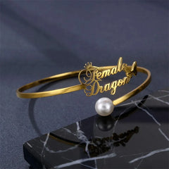 Custom Personalized Name Bracelet Bangle For Women