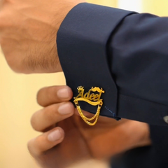 24k Stud Cufflinks