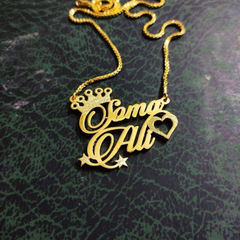 Double name necklace